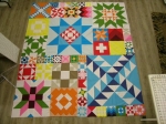 Building Blocks Quilt is assembled