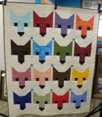 Fox quilt for Earth Day